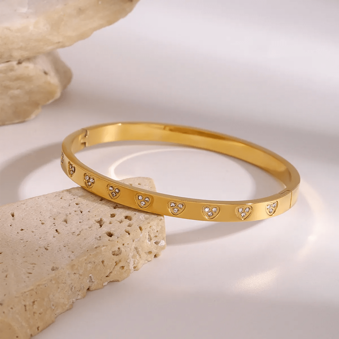 B-108 – 18k Gold Plated Stainless Steel Tarnish Free Waterproof Female Jewellery