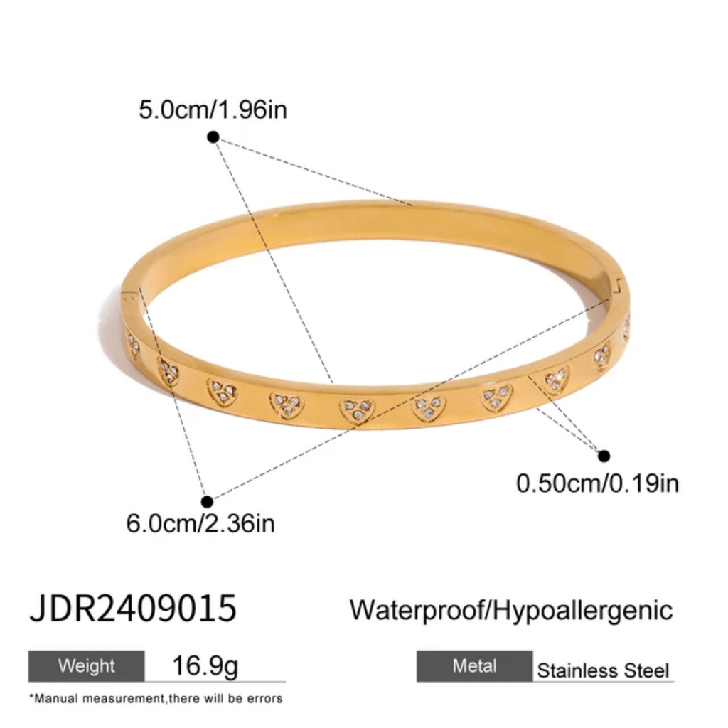 B-108 – 18k Gold Plated Stainless Steel Tarnish Free Waterproof Female Jewellery