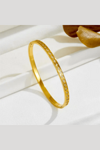B-109- 18k Gold Plated Stainless Steel Tarnish Free Waterproof Female Jewellery