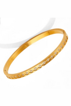 B-109- 18k Gold Plated Stainless Steel Tarnish Free Waterproof Female Jewellery