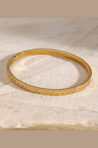 B-109- 18k Gold Plated Stainless Steel Tarnish Free Waterproof Female Jewellery