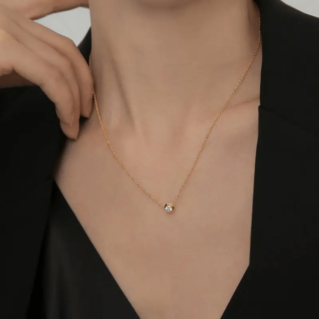 C-301 – 18k Gold Plated Stainless Steel Tarnish Free Waterproof Female Jewellery
