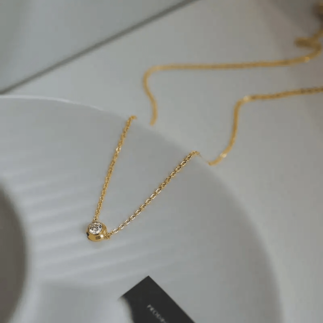 C-301 – 18k Gold Plated Stainless Steel Tarnish Free Waterproof Female Jewellery