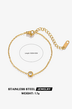 B-92 – 18k Gold Plated Stainless Steel Tarnish Free Waterproof Female Jewellery