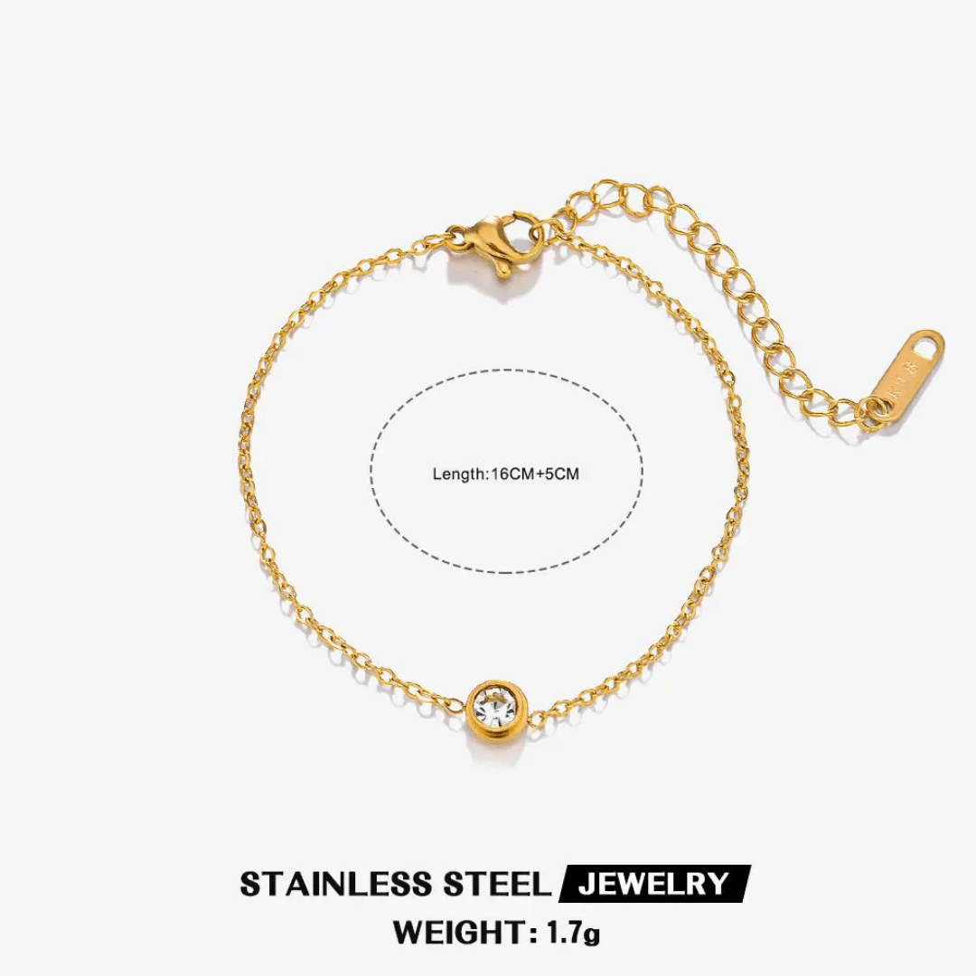B-92 – 18k Gold Plated Stainless Steel Tarnish Free Waterproof Female Jewellery