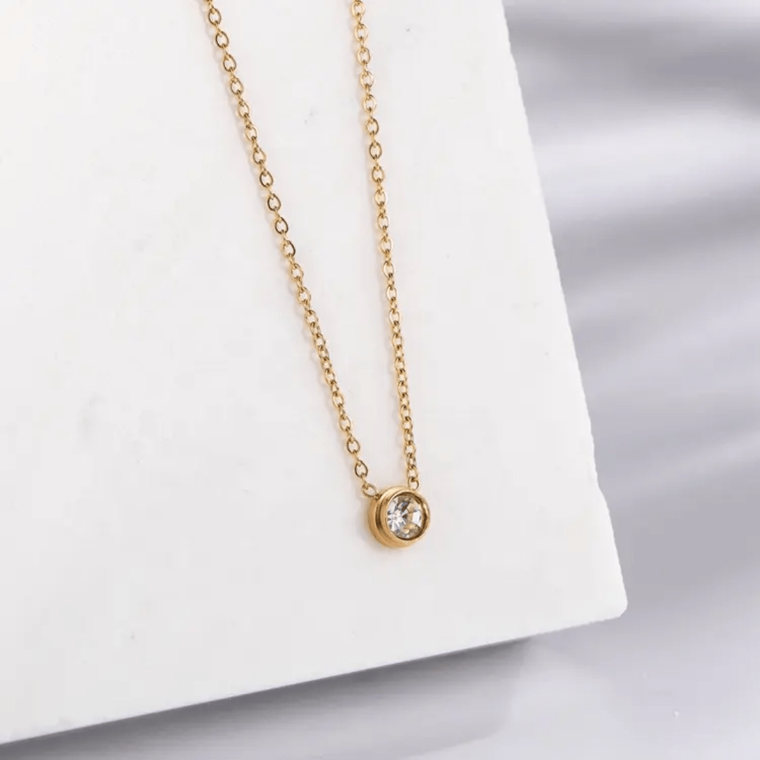 C-301 – 18k Gold Plated Stainless Steel Tarnish Free Waterproof Female Jewellery