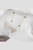 C-257 – 18k Gold Plated Stainless Steel Tarnish Free Waterproof Female Jewellery