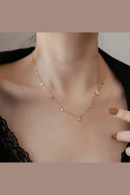 C-257 – 18k Gold Plated Stainless Steel Tarnish Free Waterproof Female Jewellery