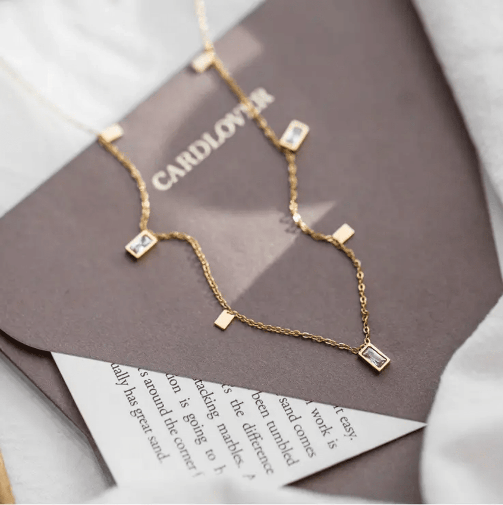 C-257 – 18k Gold Plated Stainless Steel Tarnish Free Waterproof Female Jewellery
