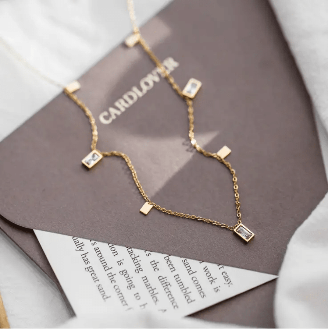 C-257 – 18k Gold Plated Stainless Steel Tarnish Free Waterproof Female Jewellery