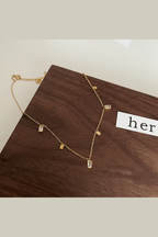 C-257 – 18k Gold Plated Stainless Steel Tarnish Free Waterproof Female Jewellery