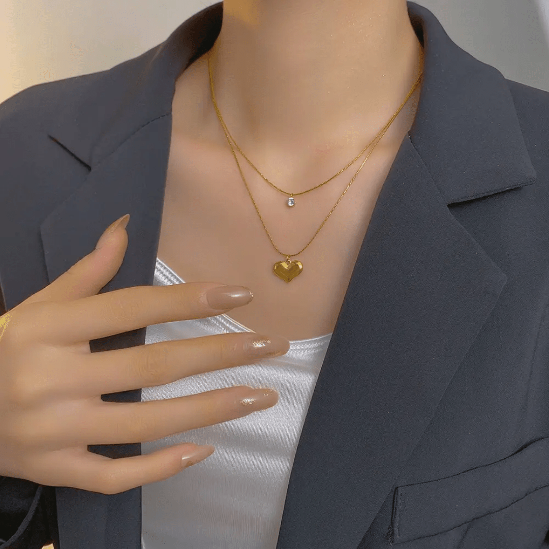C-246 -18k – Gold Plated Stainless Steel Tarnish Free Waterproof Female Jewellery