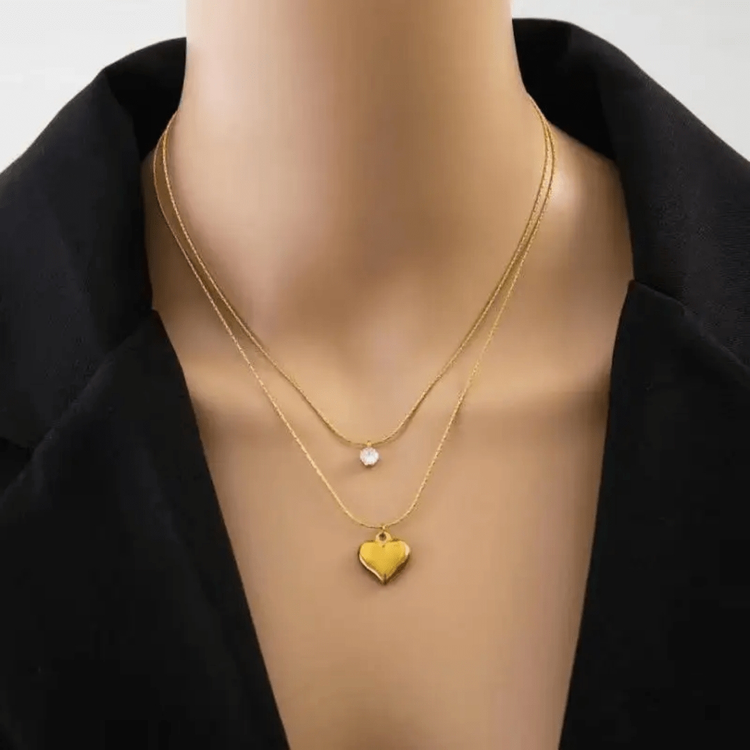 C-246 -18k – Gold Plated Stainless Steel Tarnish Free Waterproof Female Jewellery