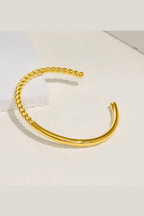 B-111– 18k Gold Plated Stainless Steel Tarnish Free Waterproof Female bracelet