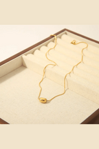 C-250 – 18k Gold Plated Stainless Steel Tarnish Free Waterproof Female Jewellery