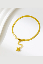 B-107-18k Gold Plated Stainless Steel Tarnish Free Waterproof Female Jewellery