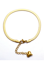 B-107-18k Gold Plated Stainless Steel Tarnish Free Waterproof Female Jewellery