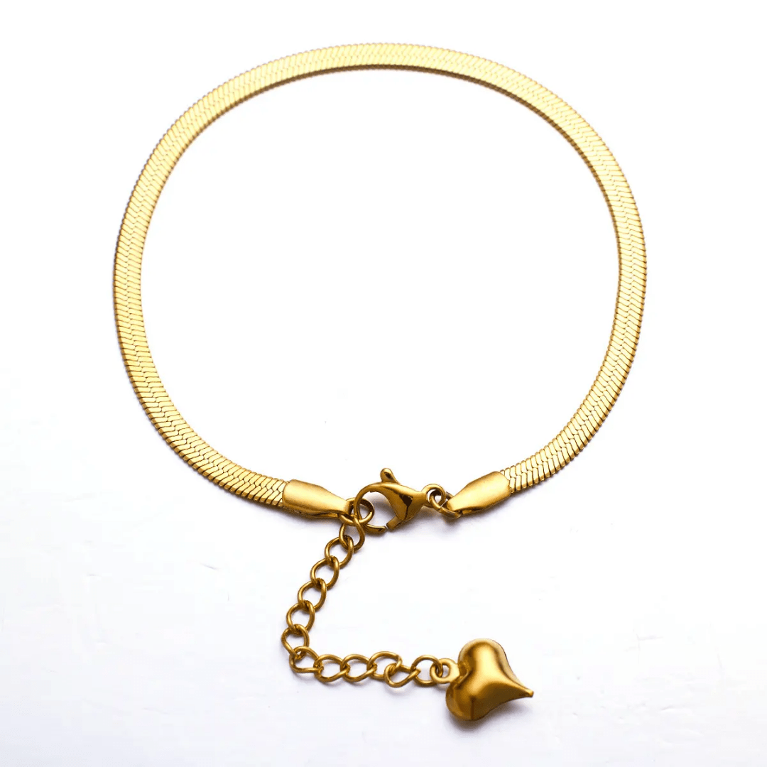 B-107-18k Gold Plated Stainless Steel Tarnish Free Waterproof Female Jewellery