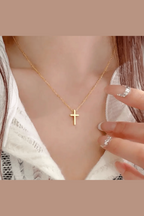 C-310-18k Gold Plated Stainless Steel Tarnish Free Waterproof Female Jewellery