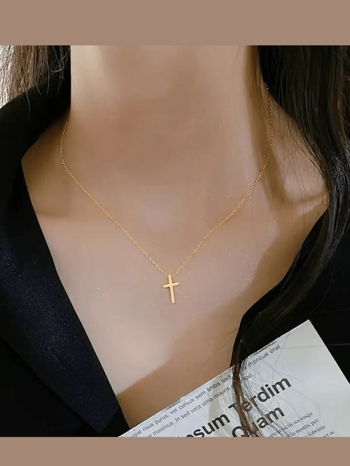 C-310-18k Gold Plated Stainless Steel Tarnish Free Waterproof Female Jewellery