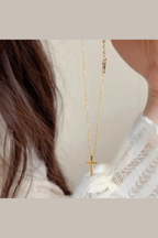 C-310-18k Gold Plated Stainless Steel Tarnish Free Waterproof Female Jewellery