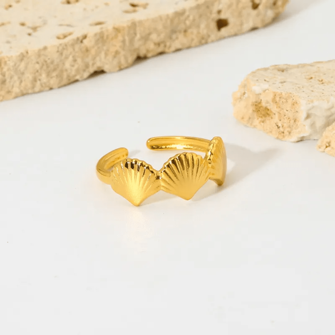 Crown 18k Gold Plated ring