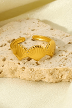 Crown 18k Gold Plated ring