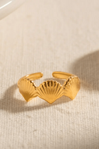 Crown 18k Gold Plated ring