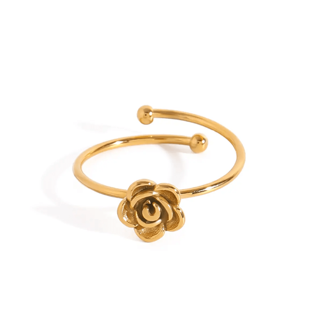 Sleek 18k Gold Plated ring