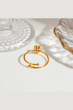 Sleek 18k Gold Plated ring