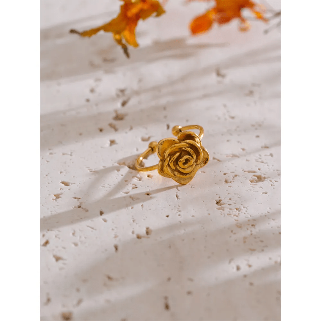 Sleek 18k Gold Plated ring