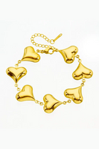 B-173-18k Gold Plated Stainless Steel Tarnish Free Waterproof Female Jewellery