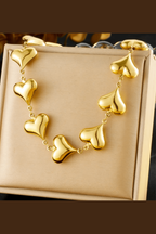 B-173-18k Gold Plated Stainless Steel Tarnish Free Waterproof Female Jewellery