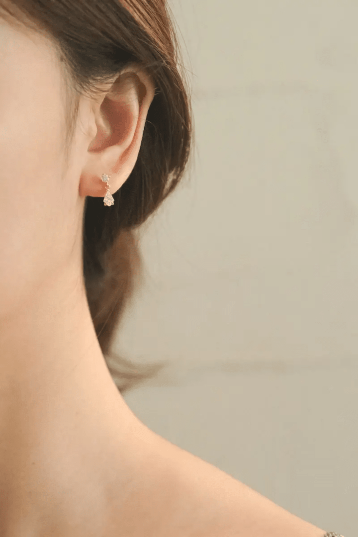 ES-309 – 18k Gold Plated Stainless Steel Tarnish Free Waterproof Female Jewellery