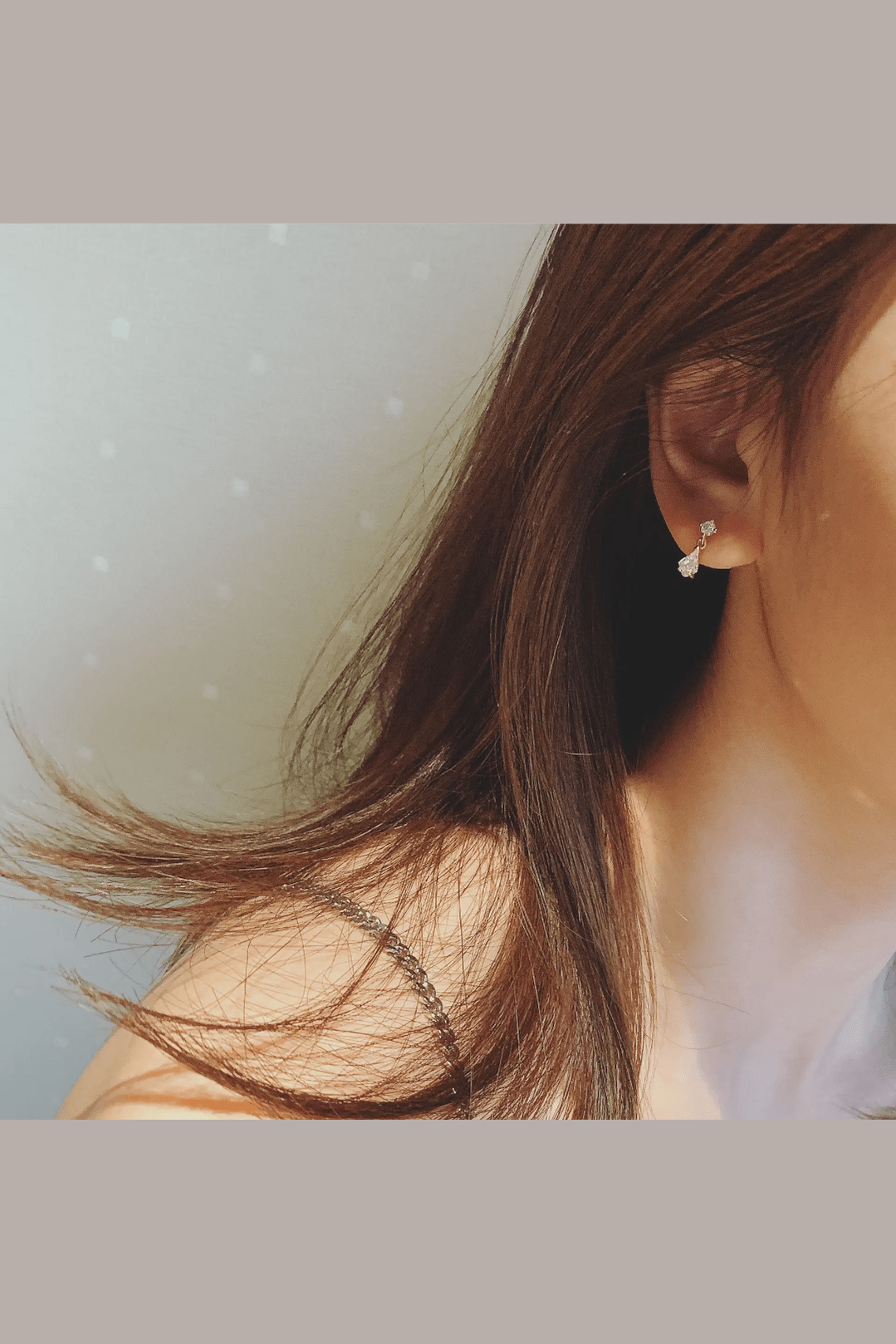 ES-309 – 18k Gold Plated Stainless Steel Tarnish Free Waterproof Female Jewellery