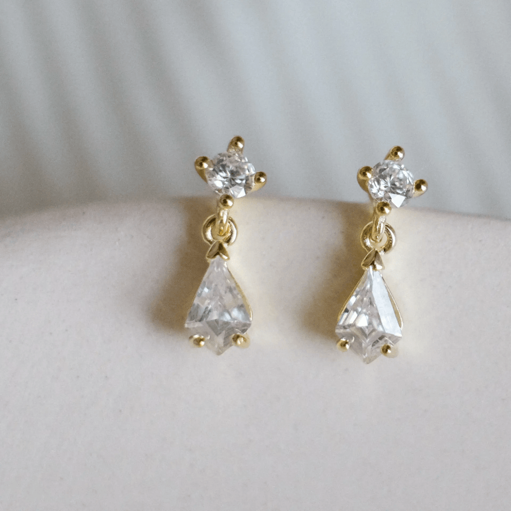 ES-309 – 18k Gold Plated Stainless Steel Tarnish Free Waterproof Female Jewellery