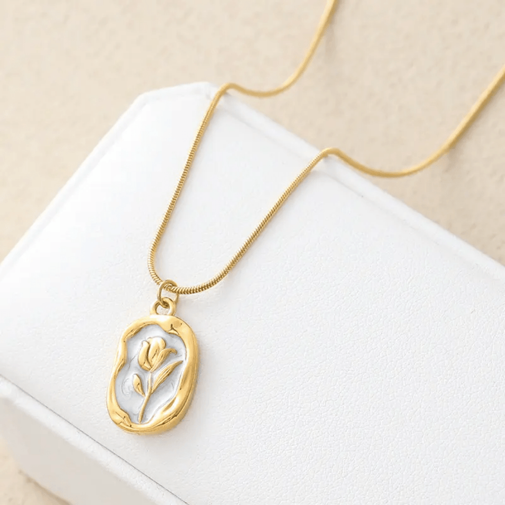 C-311–18k Gold Plated Stainless Steel Tarnish Free Waterproof Female Jewellery