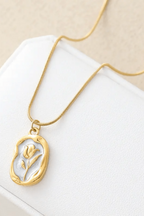 C-311–18k Gold Plated Stainless Steel Tarnish Free Waterproof Female Jewellery