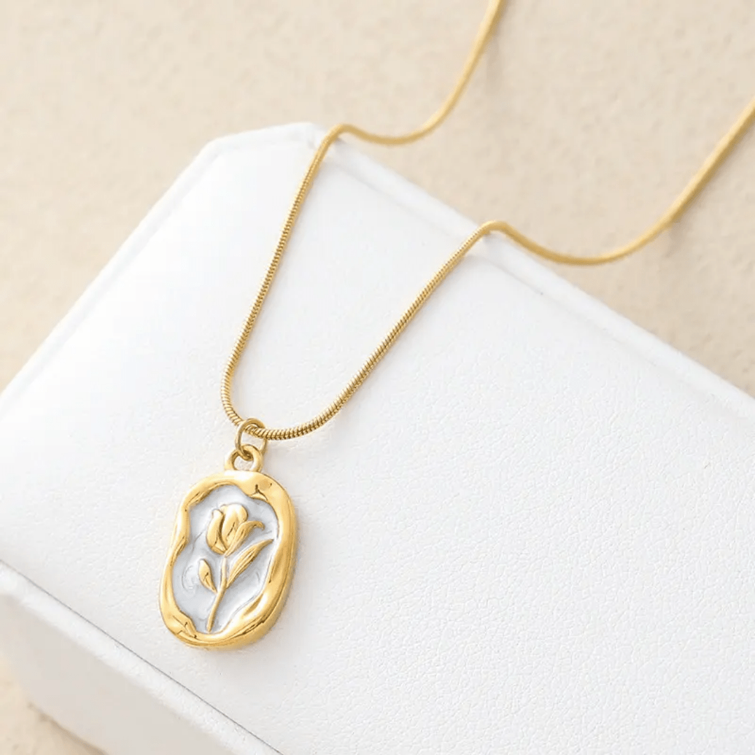 C-311–18k Gold Plated Stainless Steel Tarnish Free Waterproof Female Jewellery
