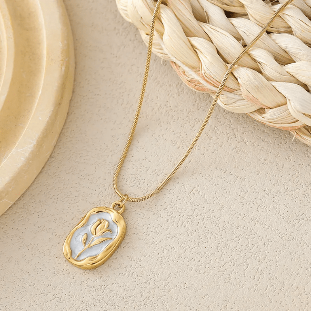 C-311–18k Gold Plated Stainless Steel Tarnish Free Waterproof Female Jewellery
