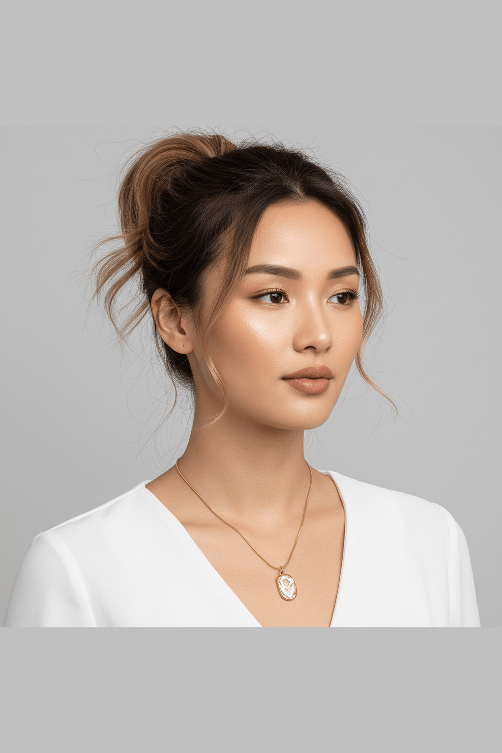 C-311–18k Gold Plated Stainless Steel Tarnish Free Waterproof Female Jewellery