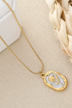 C-311–18k Gold Plated Stainless Steel Tarnish Free Waterproof Female Jewellery