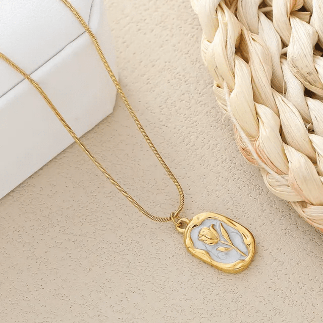 C-311–18k Gold Plated Stainless Steel Tarnish Free Waterproof Female Jewellery