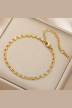 B-172-18k Gold Plated Stainless Steel Tarnish Free Waterproof Female Jewellery