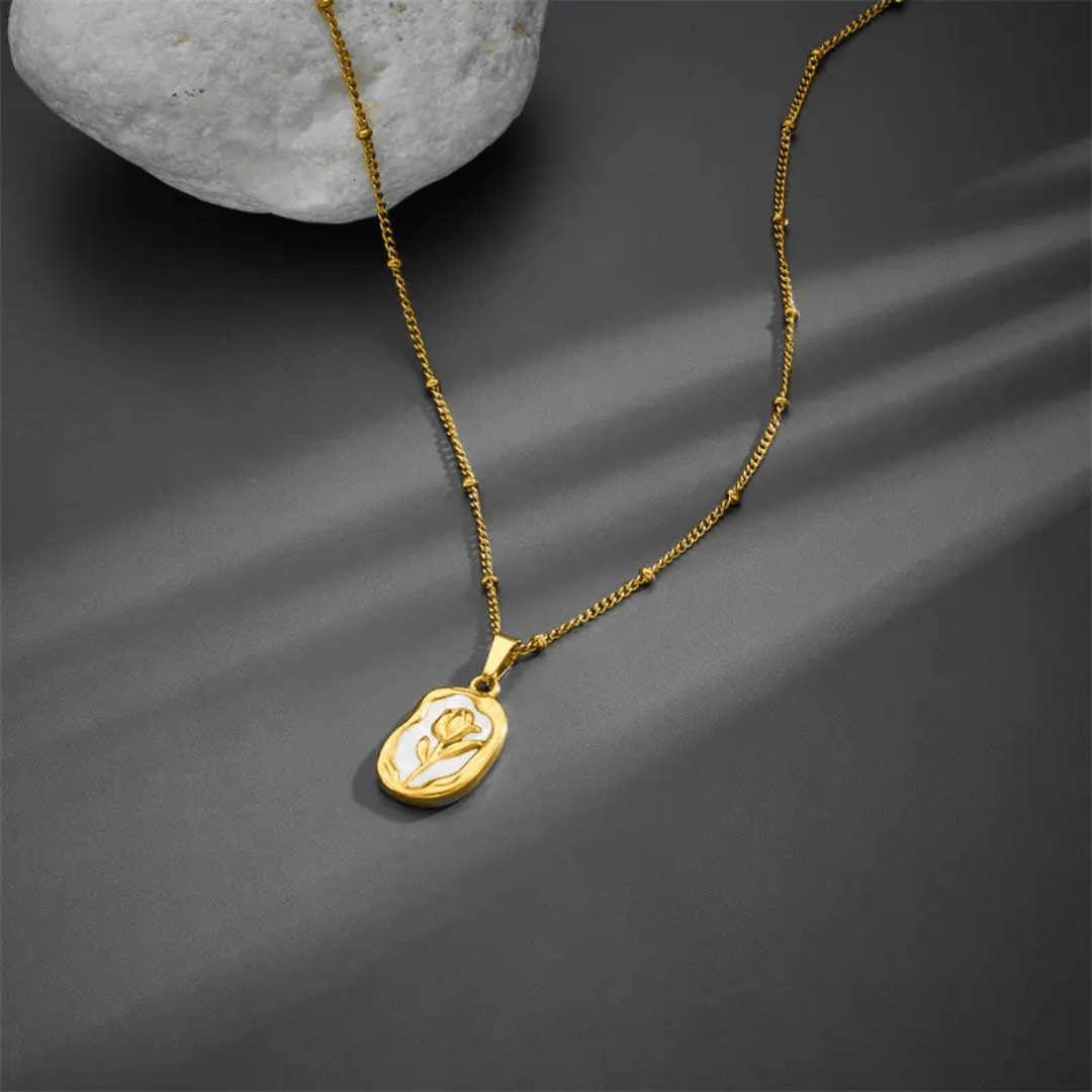 C-311–18k Gold Plated Stainless Steel Tarnish Free Waterproof Female Jewellery