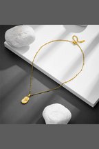 C-311–18k Gold Plated Stainless Steel Tarnish Free Waterproof Female Jewellery