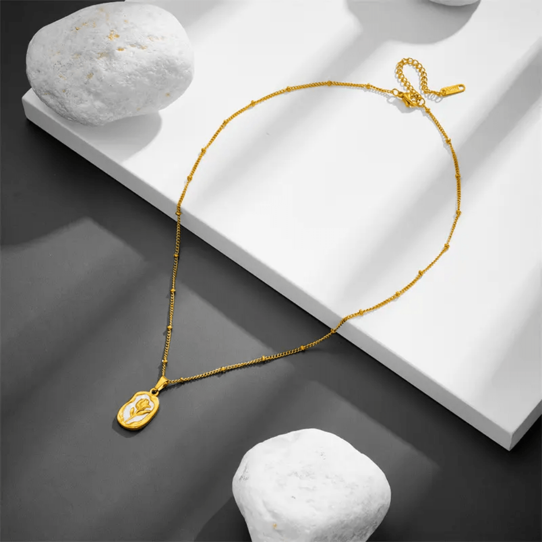 C-311–18k Gold Plated Stainless Steel Tarnish Free Waterproof Female Jewellery
