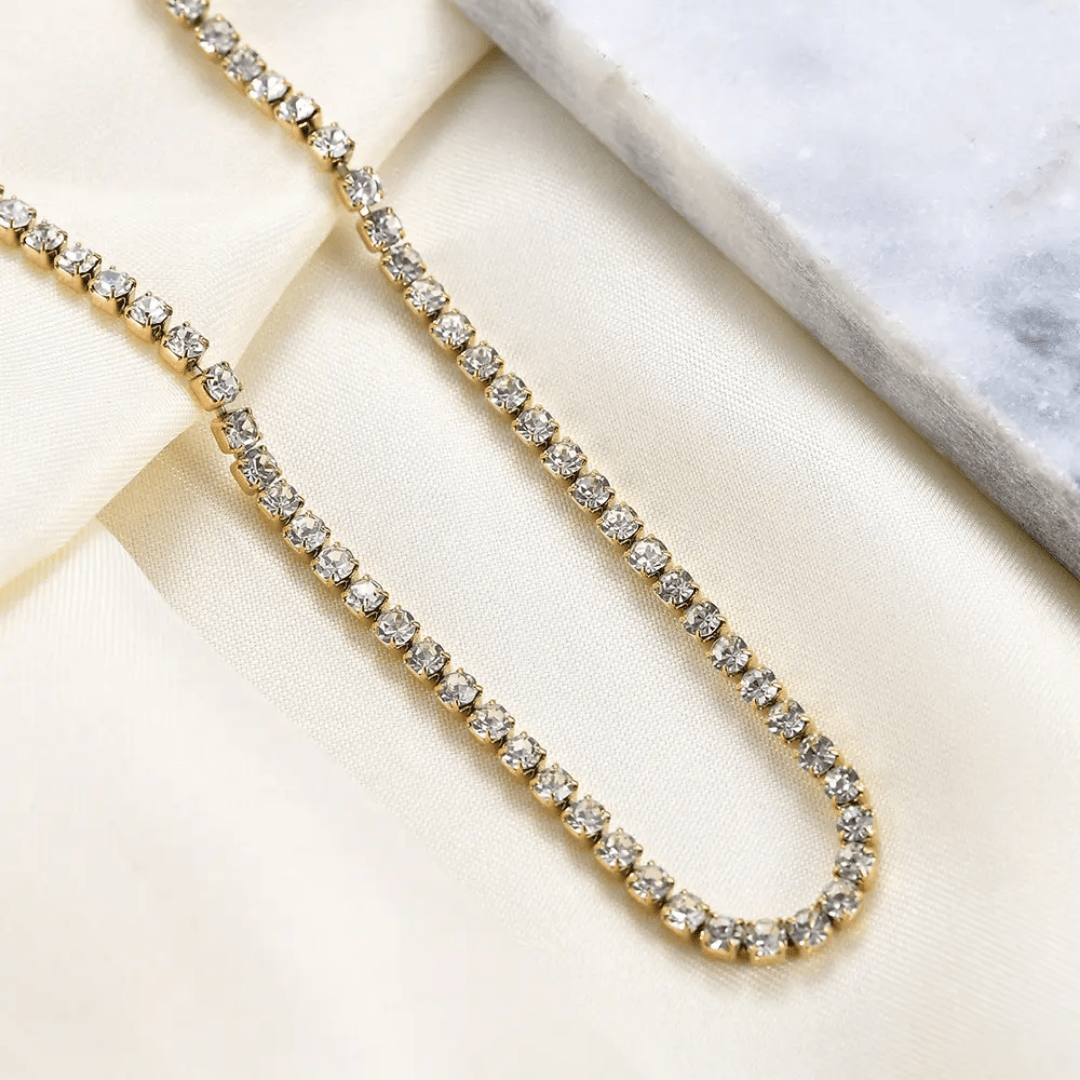 C-308 – 18k Gold Plated Stainless Steel Tarnish Free Waterproof Female Jewellery