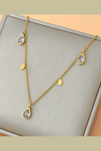 C-261 – 18k Gold Plated Stainless Steel Tarnish Free Waterproof Female Jewellery