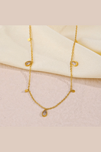 C-261 – 18k Gold Plated Stainless Steel Tarnish Free Waterproof Female Jewellery